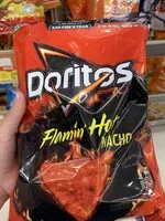 Mängden socker i Flamin' hot nacho flavored tortilla chips