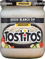 Mängden socker i Frito lay tostitos queso blanco medium dip
