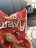 Mängden socker i Wavy original potato chips