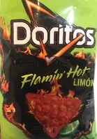 Mängden socker i Doritos Flamin Hot Limon