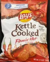 Mängden socker i Kettle cooked flamin hot potato chips