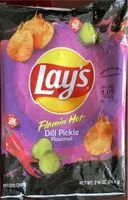 Mängden socker i Lays Flamin’ Hot Dill Pickle