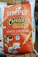 Mängden socker i Simply White Cheddar Cheetos Crunchy