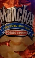 Mängden socker i Munchos potato crisps
