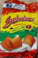 Mängden socker i Chile & lime wheat snacks