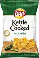 Mängden socker i Kettle cooked potato chips jalapeno