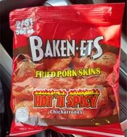 Mängden socker i Fried pok skins