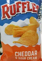 Mängden socker i Ruffles Chips, Cheddar & Sour Cream
