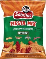 Mängden socker i Sabritas flavored snack mix