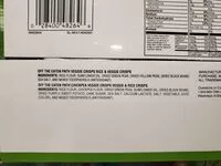 Mängden socker i Veggie Crisps