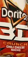 Mängden socker i Doritos 3D crunch chili cheese nacho