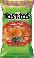 Mängden socker i Sabritas corn tortilla chips