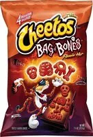 Mängden socker i Bag of bones flamin' hot cheese flavored snacks