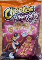 Mängden socker i Chertos bag of bones cinnamon sugar flavor