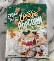Mängden socker i Cheetos popcorn cheddar jalapeño