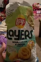Mängden socker i Layers Sour Cream & Onion