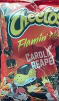 Mängden socker i Carolina reaper hot cheetos