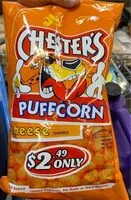 Mängden socker i Chester’s Puffcorn