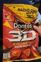 Mängden socker i 3D Crunch Nacho Cheese