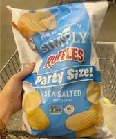 Mängden socker i Simply Ruffles Party Size
