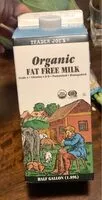Mängden socker i Organic fat free milk