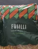 Mängden socker i Fusilli pasta