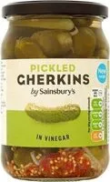 Mängden socker i Pickled Gherkins in Vinegar