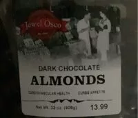 Mängden socker i dark chocolate almonds