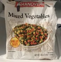 Mängden socker i Mixed vegetables