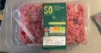 Mängden socker i 5% Fat British Beef Mince