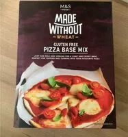 Mängden socker i Gluten Free Pizza Base Mix