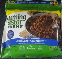 Mängden socker i Morningstar Farms Meal Solutions Griller Burger Recipe 16.2oz