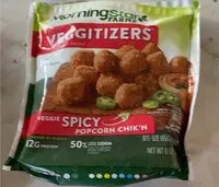 Mängden socker i veggie spicy popcorn chicken