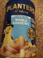 Mängden socker i Lightly salted whole cashews, lightly salted