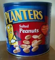 Mängden socker i Peanuts, salted