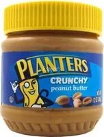 Mängden socker i Planter Crunchy Peanut Butter