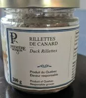Mängden socker i Rillettes de canard