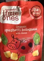 Mängden socker i Organic spaghetti bolognese with cheese