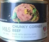 Mängden socker i Chunky corned beef