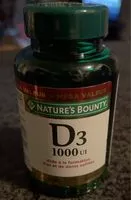 Mängden socker i D3 1000UI