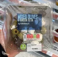 Mängden socker i Mixed Olives & Greek Feta