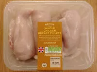 Mängden socker i Whole Chicken Breast Fillets