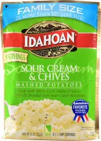 Mängden socker i Foods sour cream & chive mashed potatoes