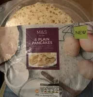 Mängden socker i 6 Plain pancakes