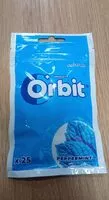 Mängden socker i Orbit Peppermint 25 torebka