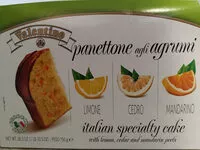 Mängden socker i Panettone with lemon, cedar and mandarin peels