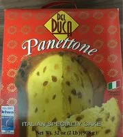 Mängden socker i Panettone - Del Duca