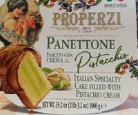 Mängden socker i Panettone Properzi