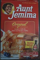 Socker och näringsämnen i Aunt jemima the quaker oats company