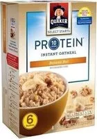 Mängden socker i Instant oatmeal protein banana nut flavor count